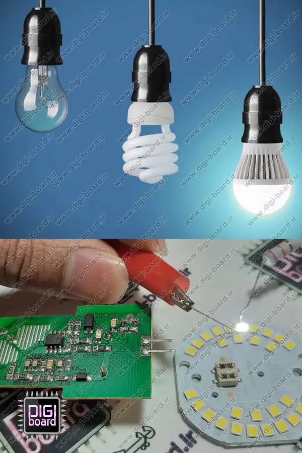 تعمیر لامپ کم مصرف LED