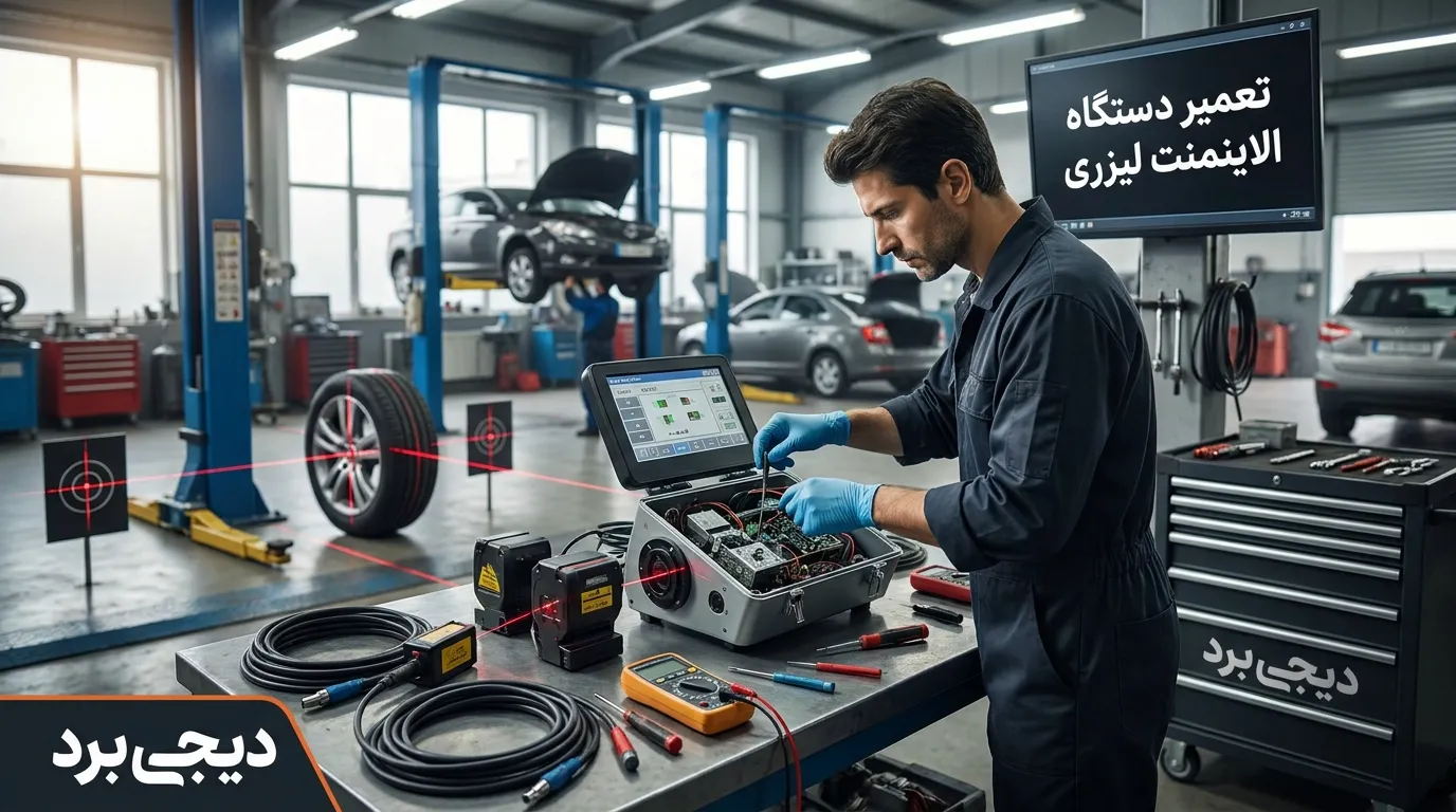 برآورد زمان و هزینه تعمیر الاینمنت ایزی لیزر Easy Laser