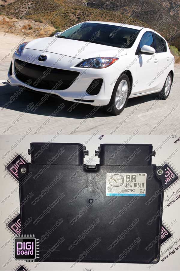 تعمیر ECU ای سی یو مزدا ۳ جدید MAZDA 3 NEW