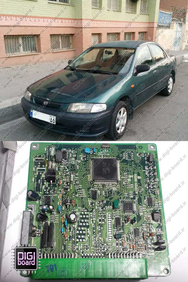 تعمیر ای سی یو ECU مزدا ۳۲۳ اف F