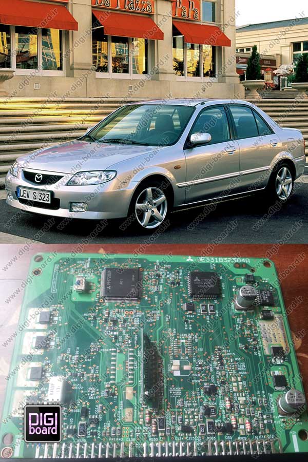 تعمیر ایسیو ECU ای سی یو مزدا ۳۲۳