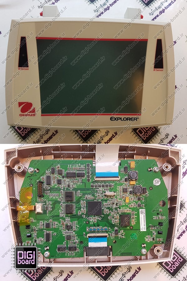تعمیر برد الکترونیکی ترازو های آزمایشگاهی برند OHAUS EXPLORER SERIAL 0083020910 0B1141 0110002526J600CR0
