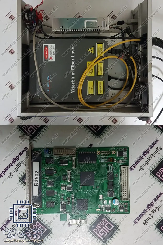 تعمیر برد دستگاه لیزر Ytterbium Fiber Laser