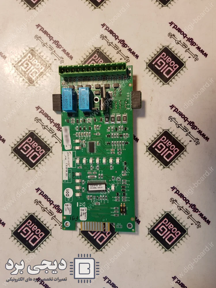 تعمیر برد ماژول کنترلی سیستم اطفای حریق و فایرآلارم دتکتومیت Detectomat