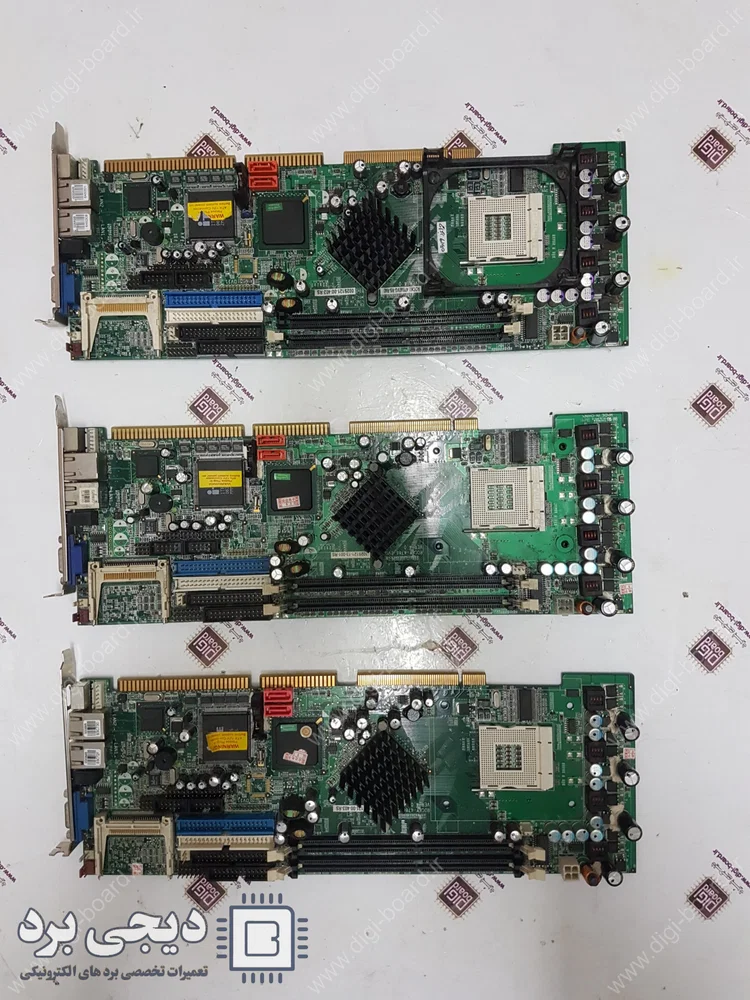 تعمیر برد های اسلات سی پی یو CPU کامپیوتر های صنعتی