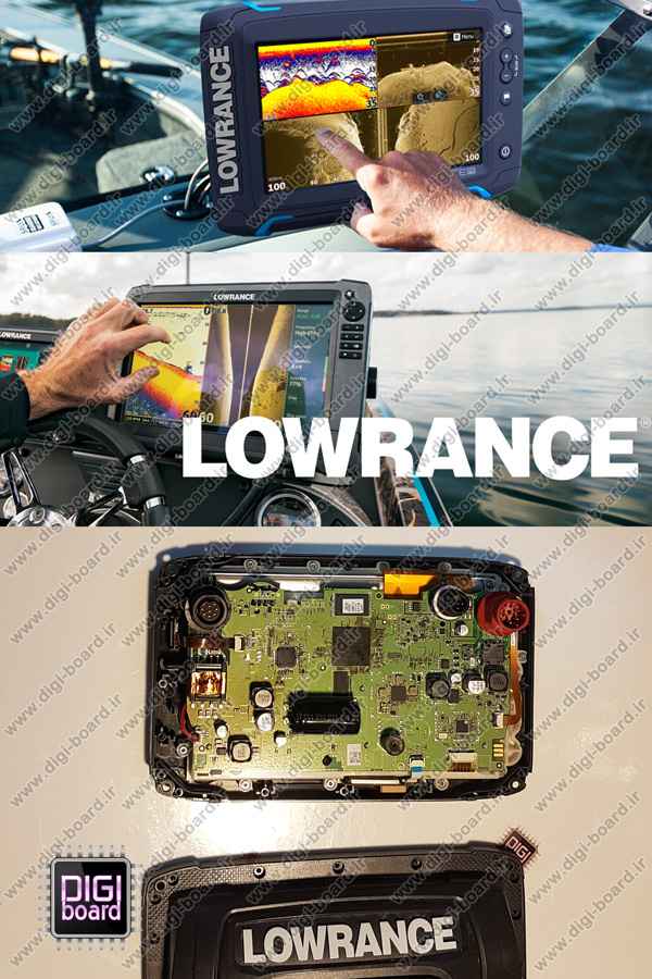 تعمیر دستگاه اسکن عمق آب ماهی یاب Lowrance