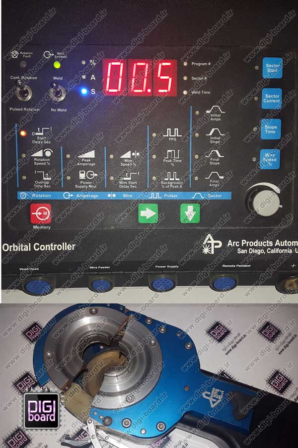 تعمیر دستگاه جوش اوربیتال صنعتی آمریکا Orbital AP120