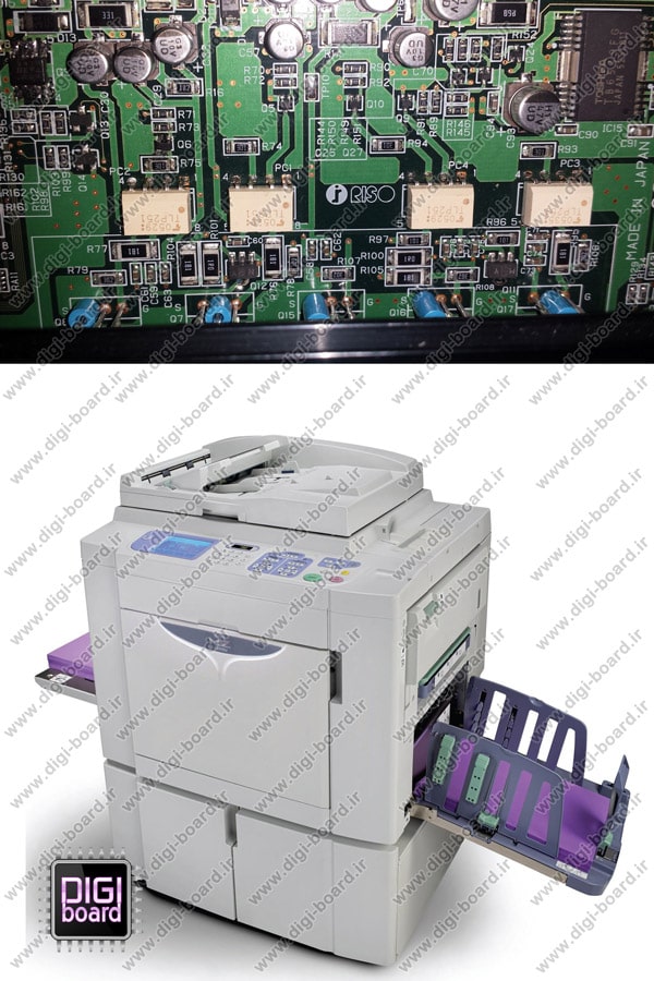 تعمیر دستگاه ریسو گراف riso سه رنگ MZ