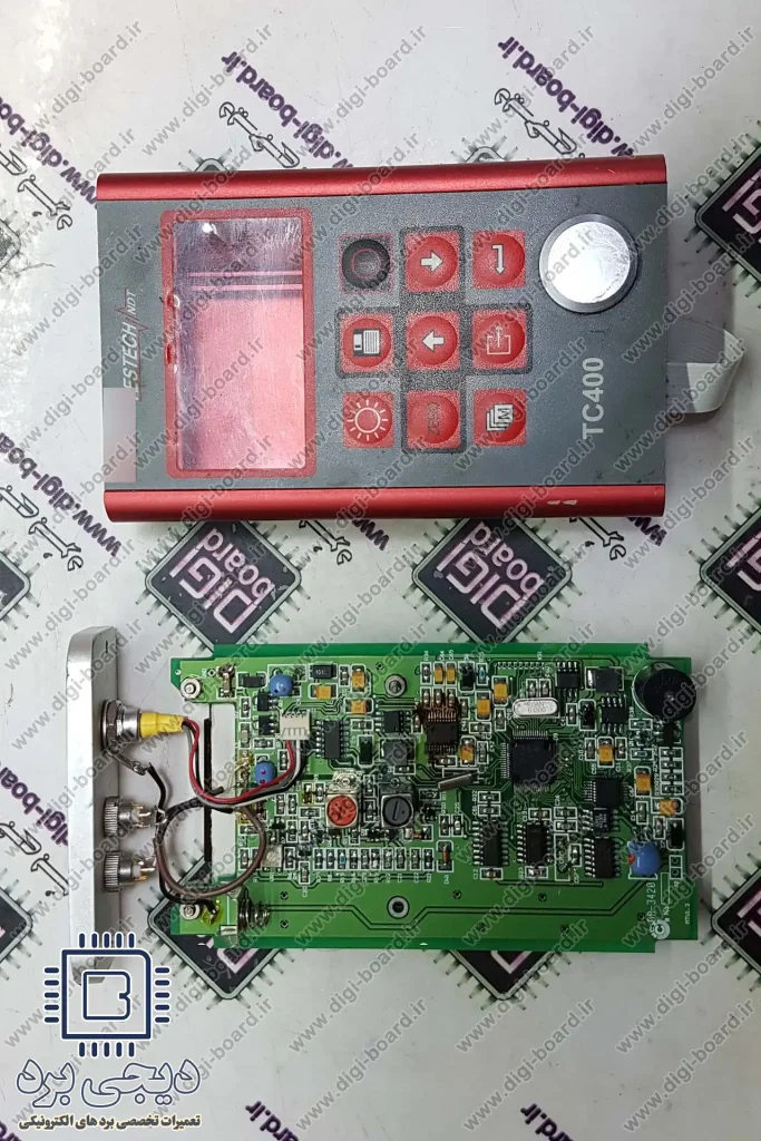 تعمیر دستگاه ضخامت سنج رنگ و پوشش آلترا سونیک تستچ Testech مدل TC400