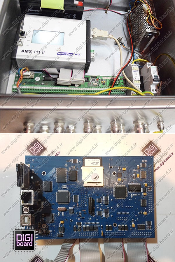 تعمیر دیتالاگر DATA LOGGER برند میکرواستپ Mictostep مدل AMS111
