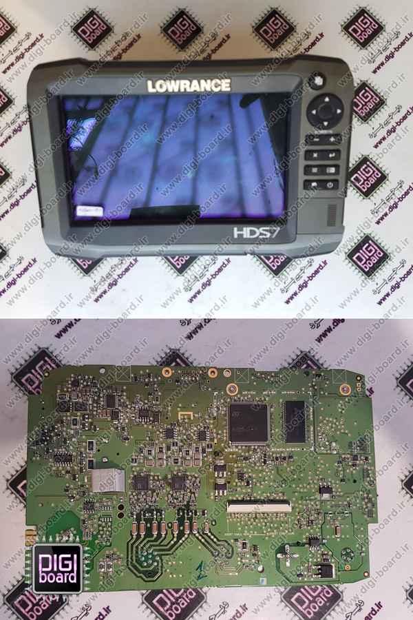 تعمیر دستگاه اسکن عمق آب ماهی یاب Lowrance