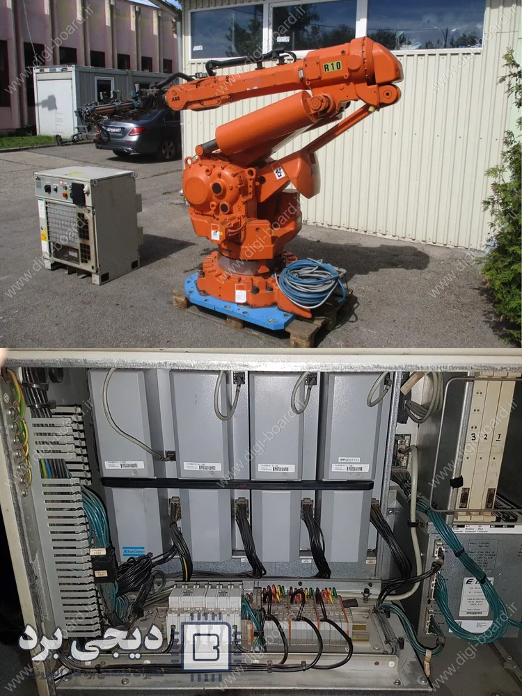 تعمیر پنل و تابلو کنترل ربات های صنعتی ABB IRB 6400 به شماره محصول 3HAB8101-308D