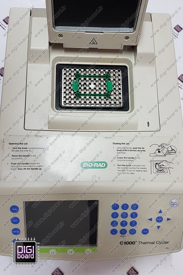 تعمیر کلیه قطعات الکترونیکی دستگاه ترموسایکلر برند بایو راد BIO RAD C1000 Thermal cycler