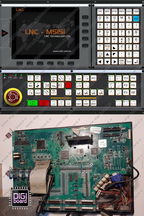 تعمیر الکترونیکی کنترلر دستگاه CNC سی ان سی