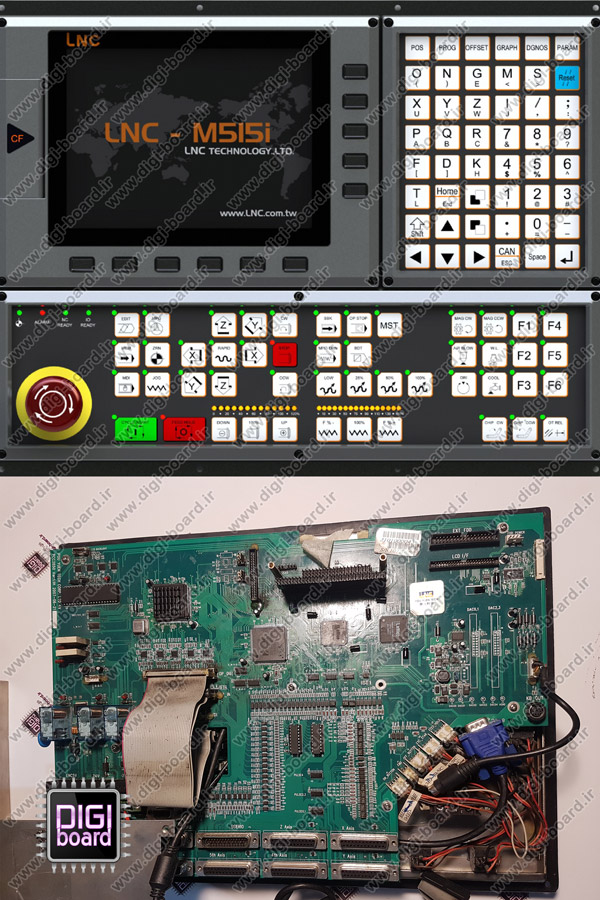 تعمیر کنترلر CNC برند ال ان سی LNC