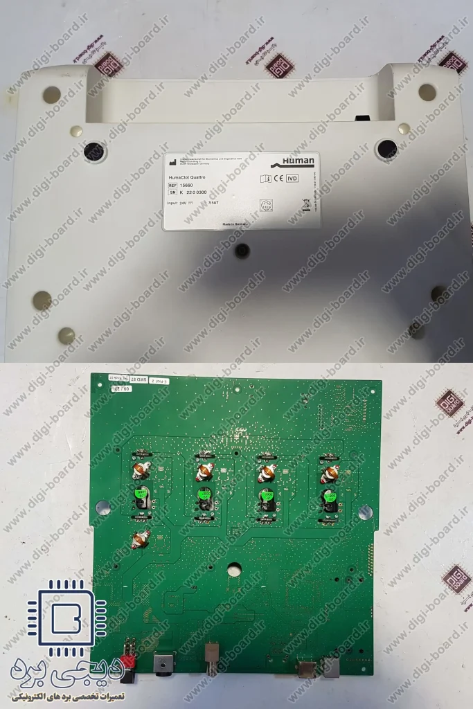 تعمیر کواگولومتر یا دستگاه سنجش انعقاد خون هیومن Coagulation Analyzer human