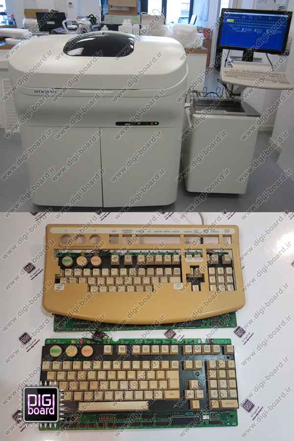 تعمیر کیبورد آاتوآنالایزر بیوشیمی آزمایشگاهی HITACHI 911