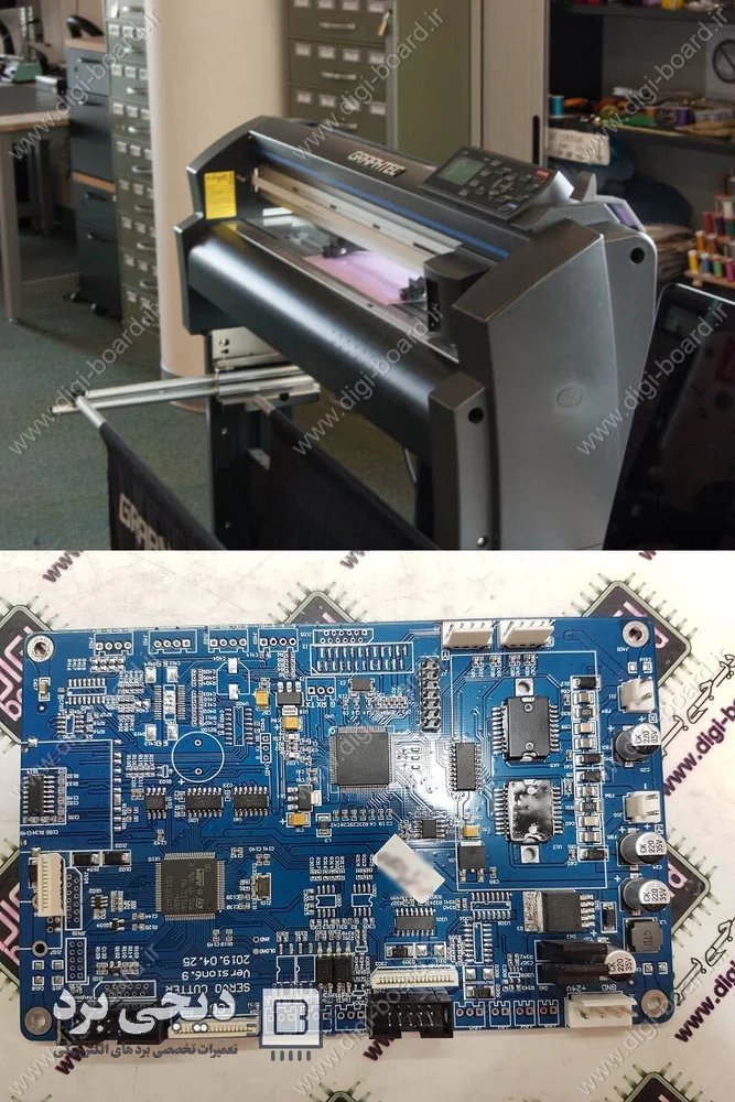 تعمیر برد و قطعات الکترونیکی انواع کاتر پلاتر cutter plotter