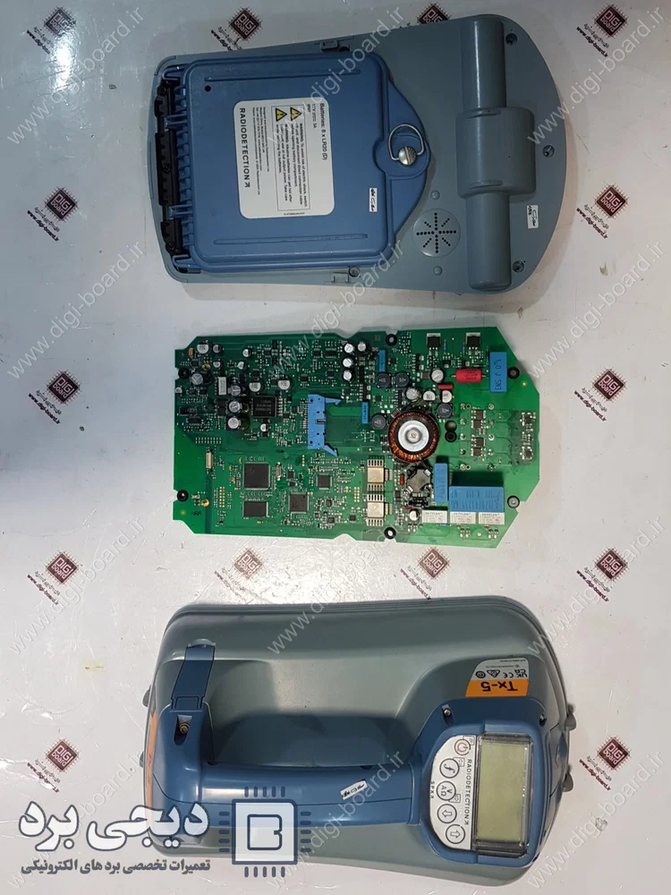 تعمیر دستگاه ردیاب سیم و کابل برق و لوله مدل TX-5 از برند رادیو دتکشن Radiodetection