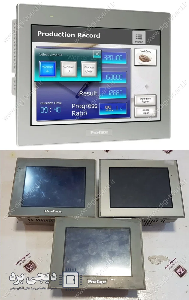 تعمیر مدل های مختلف اچ ام آی HMI برند پروفیس proface