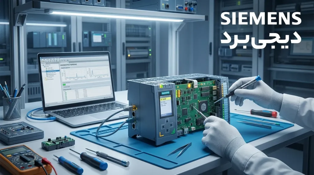تعمیر PLC زیمنس S7-300/400 - عیب‌یابی و رفع خرابی Siemens PLC