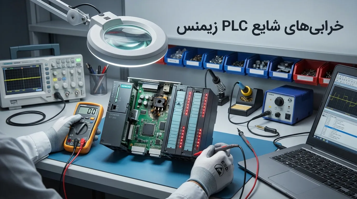 آموزش عیب‌یابی PLC زیمنس با TIA Portal