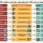 آموزش عیب یابی HMI خرابی رایج + روش تعمیر حرفه‌ای 2026