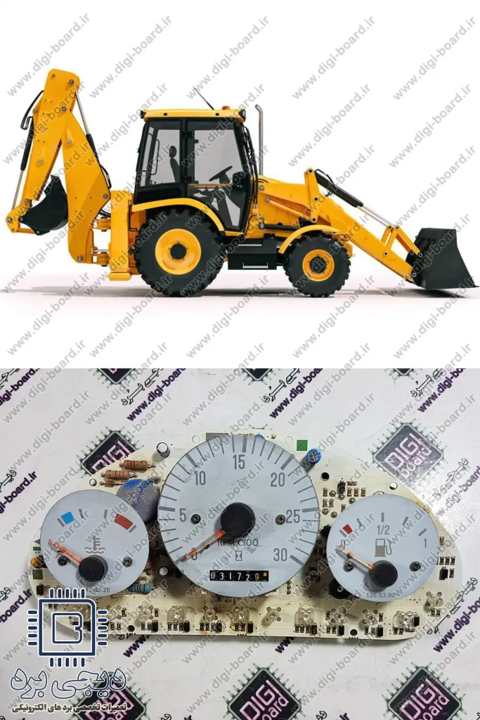 تعمیر نمایشگر کیلومتر بیل مکانیکی بکهو BackHoe