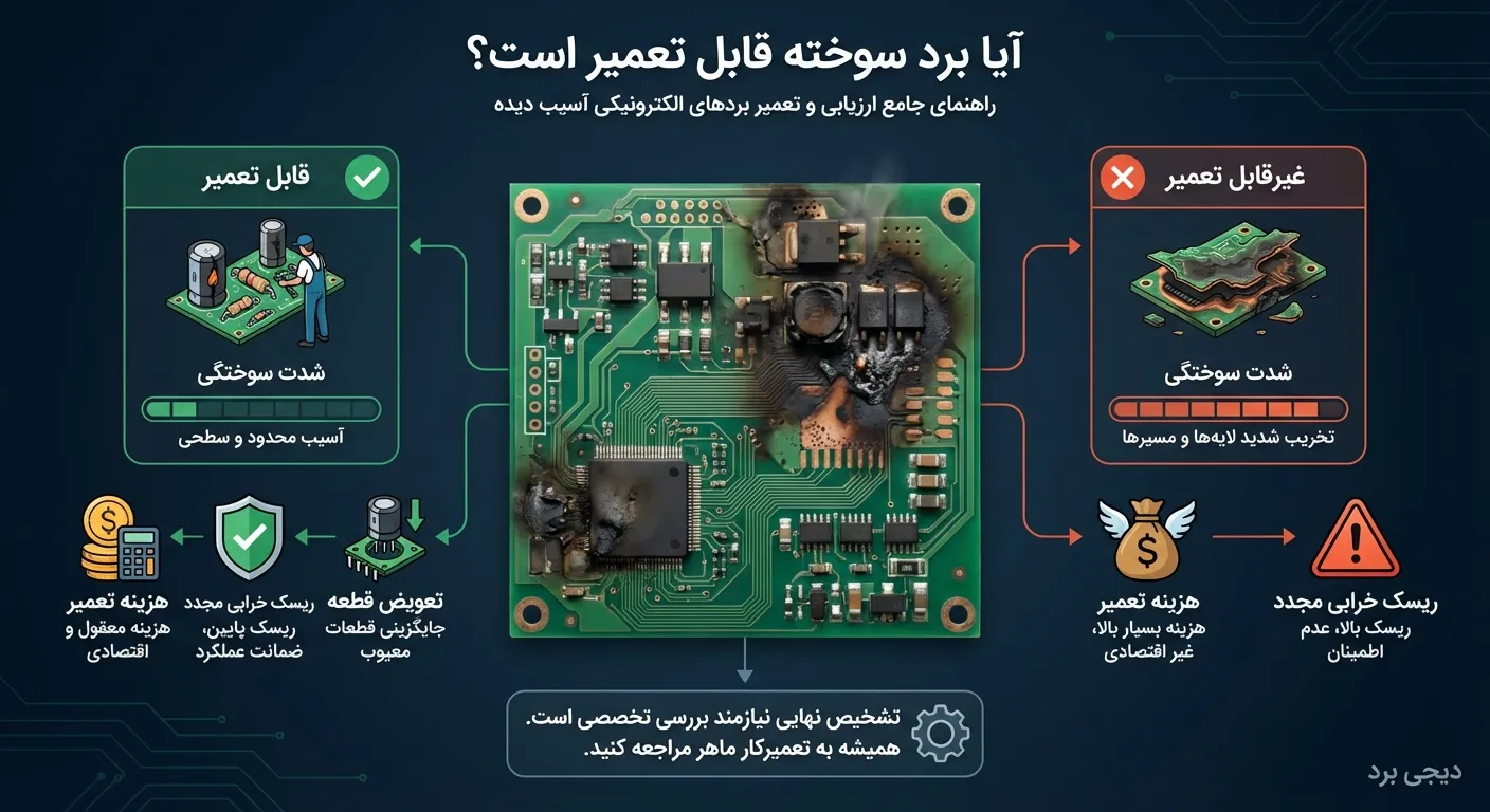 زمان سوختن برد، چه کاری باید انجام دهیم؟