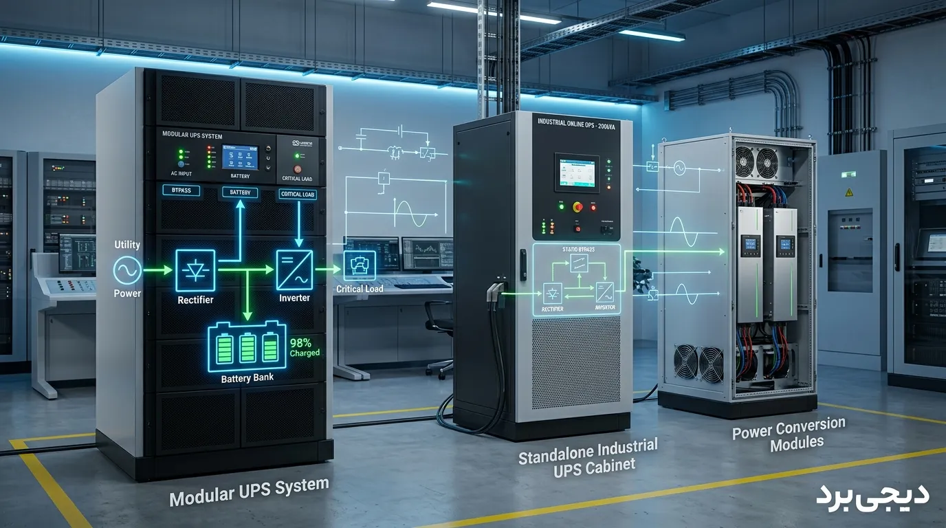 تعمیر اینورتر و شارژر UPS