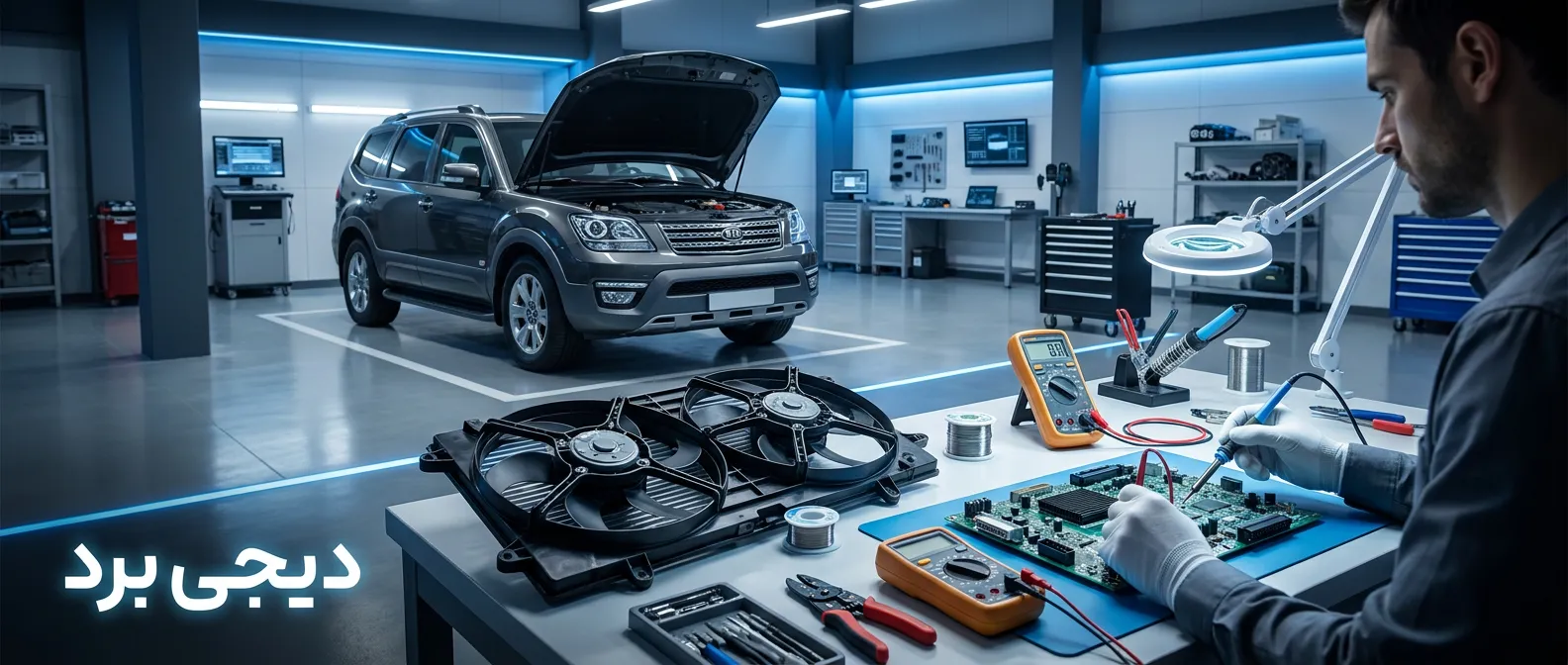 تعمیر یونیت فن کیا موهاوی KIA Mohave