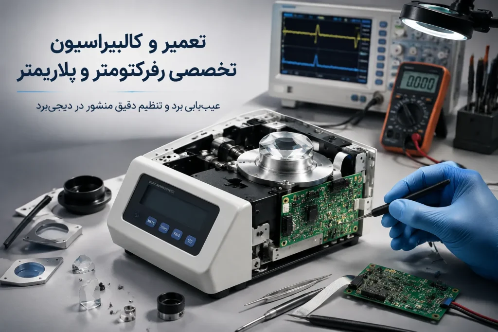 راهنمای جامع تعمیر رفرکتومتر؛ عیبیابی و بازگرداندن دقت آزمایشگاهی