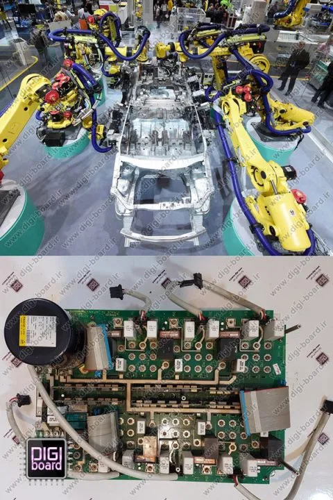 تعمیر کنترلر و درایو ربات فانوک FANUC