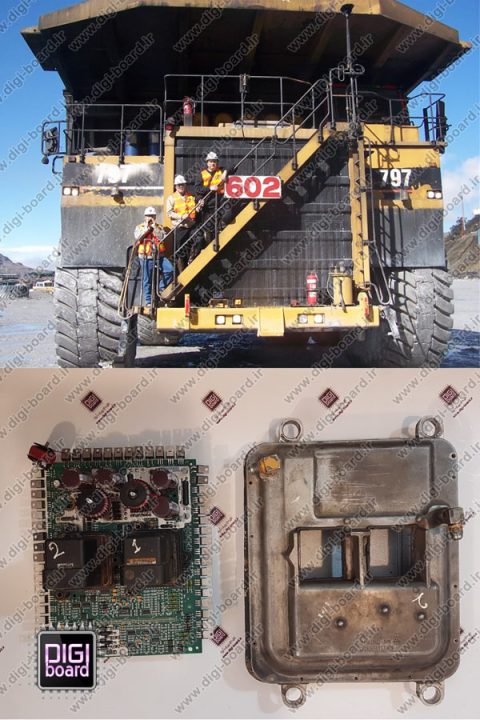 تعمیر ای سی یو ECU کاترپیلار کامیون دامپ تراک کت CAT