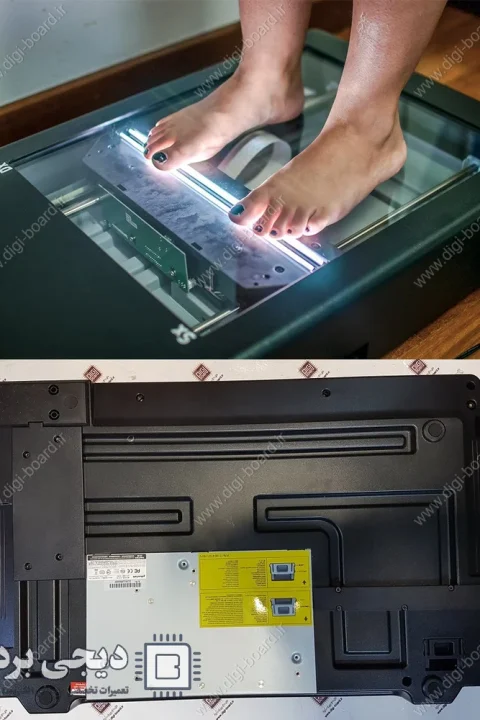 تعمیر برد و قطعات الکترونیکی انواع اسکنر پا foot scanner